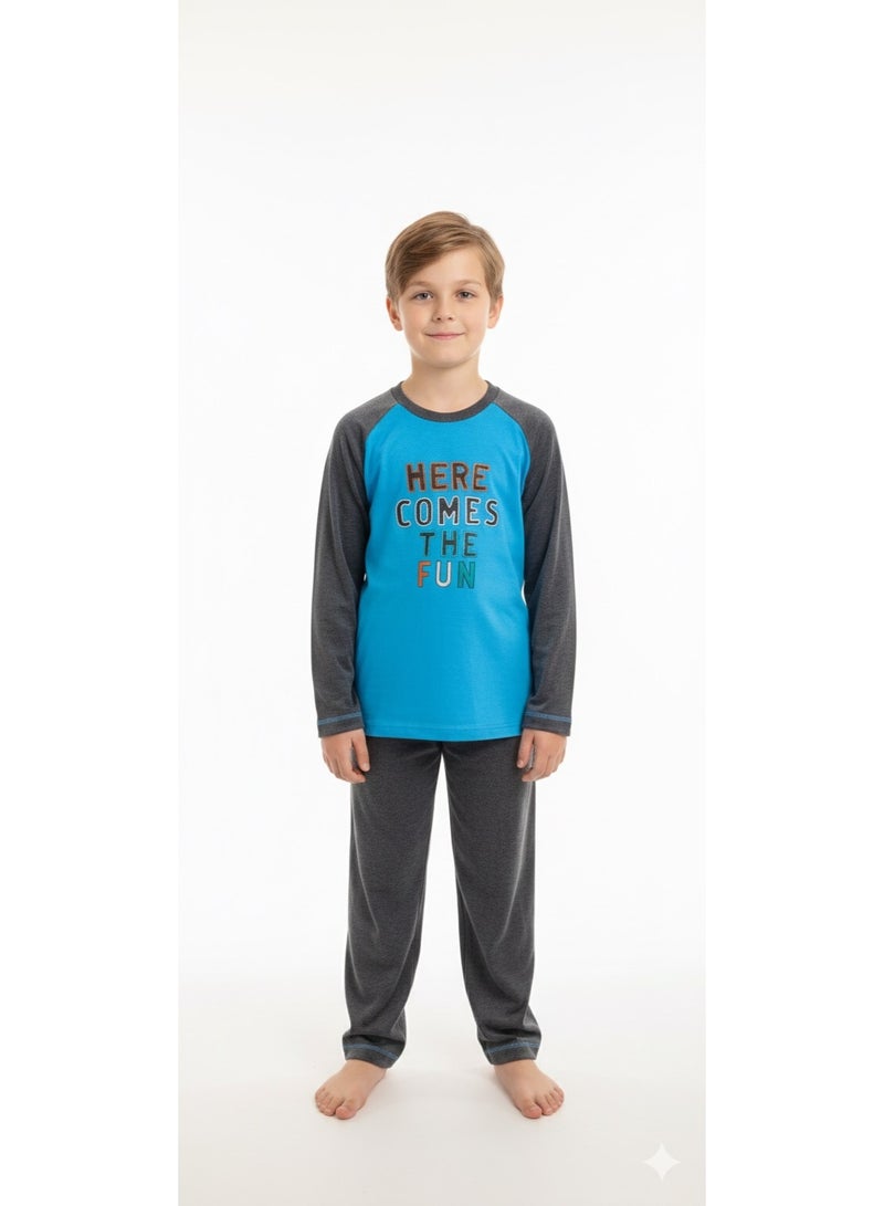 Kids' Winter Home wear Pajamas (Velvet ) – Trendy, comfortable designs perfect for lounging and sleep.